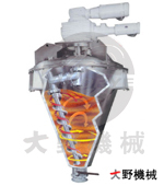 日本大野机械立式锥形混合机产品图