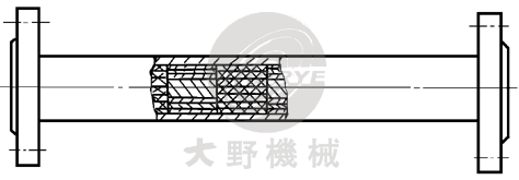 日本大野机械SV型静态混合器产品设计图